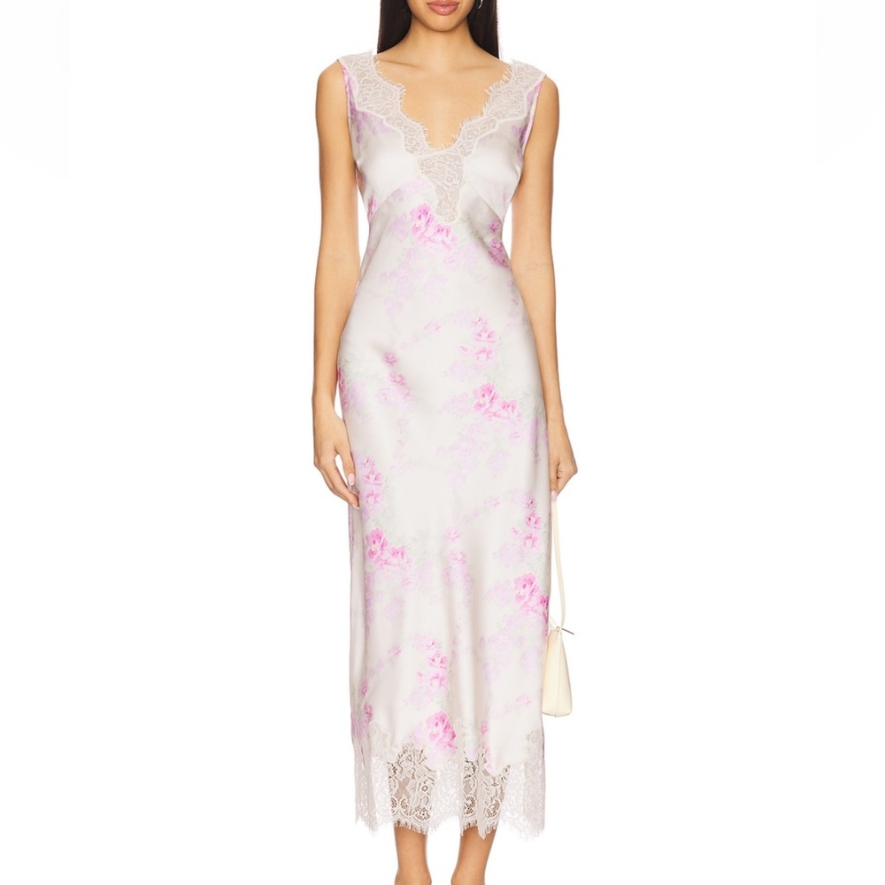 LoveShackFancy Serene Dress in Vanilla Sorbet